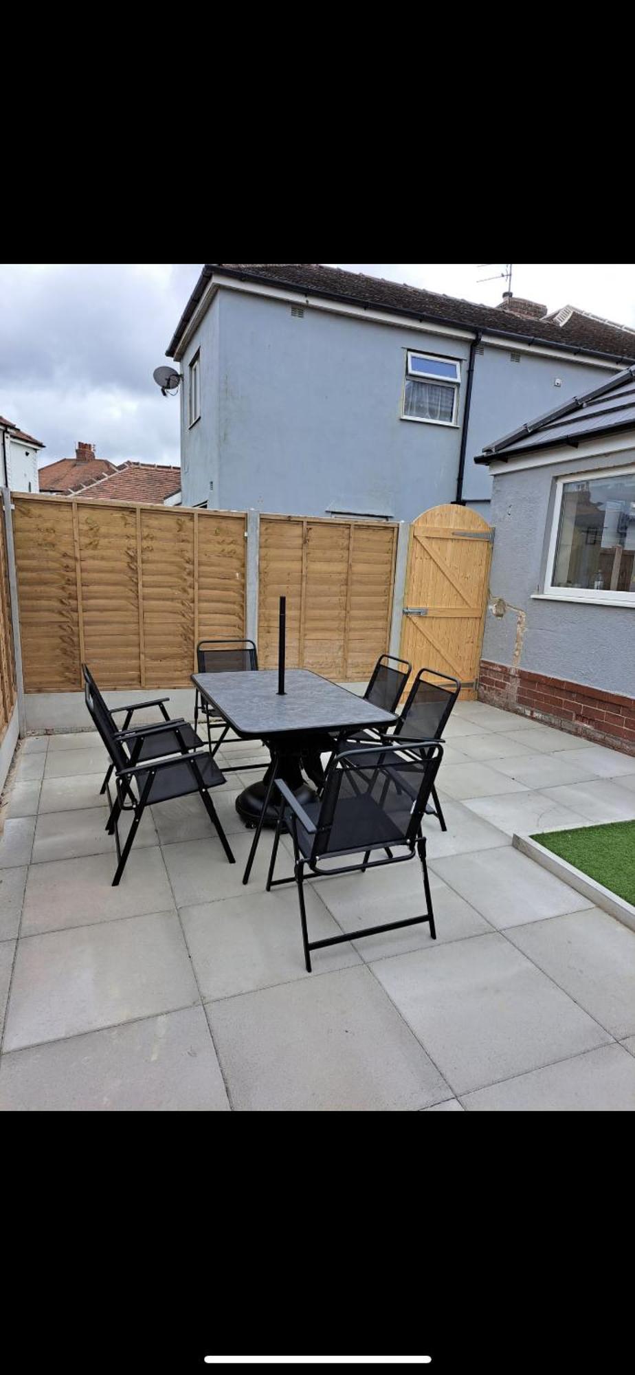 Wave Stays - Ground Floor Apartment - Outside Seating Area Cleveleys Luaran gambar